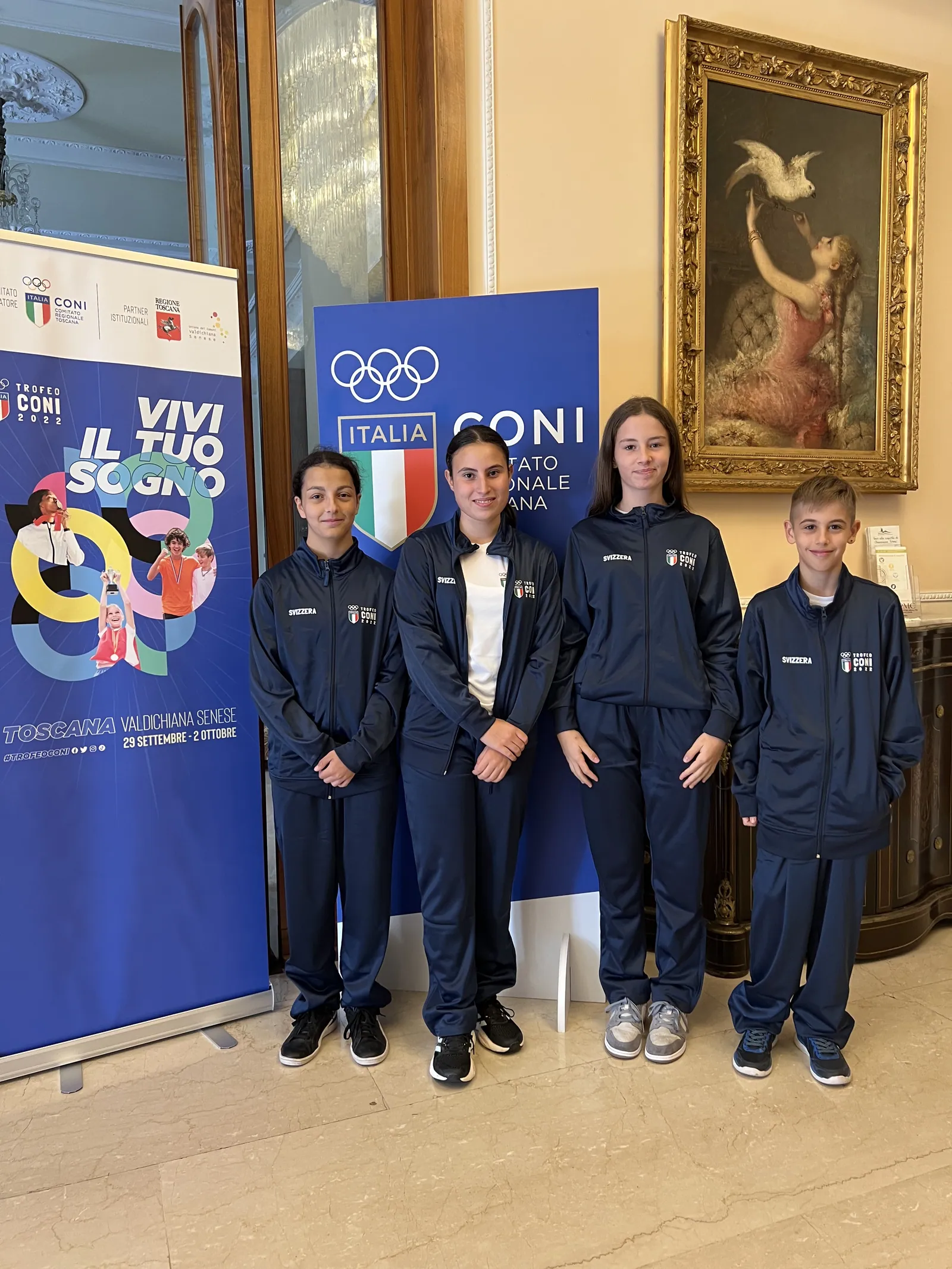 Trofeo CONI 2022 — Delegazione svizzera in Toscana