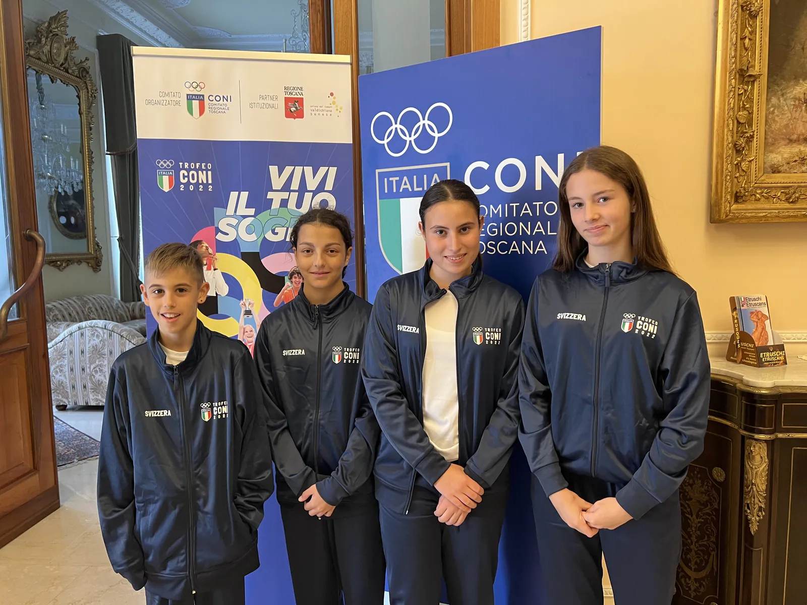 Trofeo CONI 2022 — Delegazione svizzera in Toscana